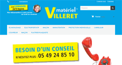 Desktop Screenshot of materiel-villeret.com